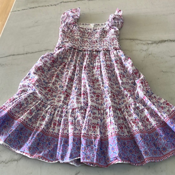 Crewcuts Other - J. Crew Floral Kids Dress - Pink and Blue